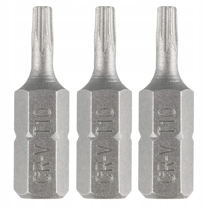 Torx Bitset T10 x 25mm - 3 Stuks de Graphite – image du produit