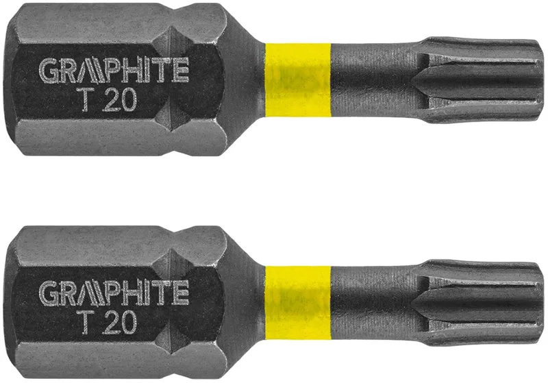TX20 - Schroefbit - 25mm - Udarowe Bity - S2 Staal by Graphite – product image