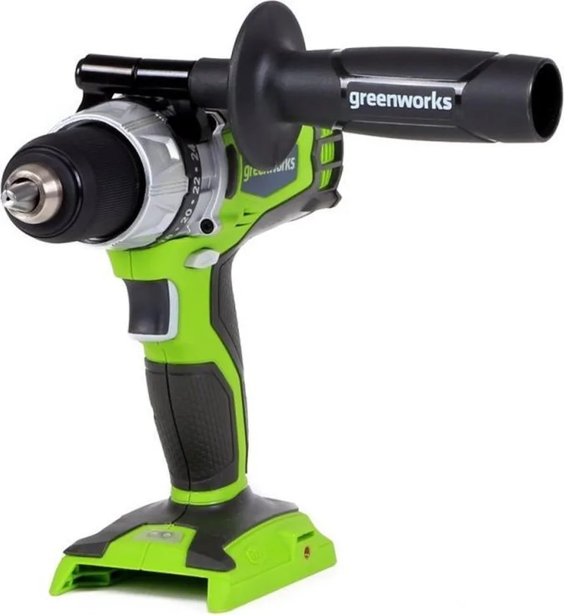 24V Actiepakket, Slagschroevendraaier, Boormachine, Cirkelzaag en Reciprozaag, 2x Li-Ion Accu's, 1-Lader de Greenworks – image du produit