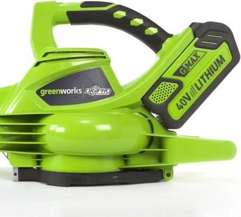 40V (2 x 2Ah) bladblazer en bladzuiger van Greenworks – productafbeelding