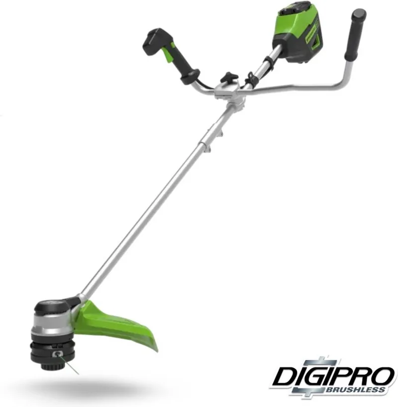 60V trimmer / bosmaaier van Greenworks – productafbeelding
