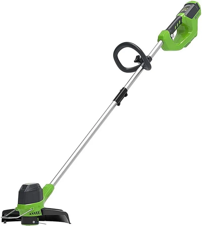 Accu Grastrimmer Voor Middelgrote Tuinen - Instelbare Hoogte - 30 Cm Snijbreedte - Automatische Draadtoevoer 1,65 Mm Nylon - Zonder 40V Accu En Oplader de Greenworks – image du produit