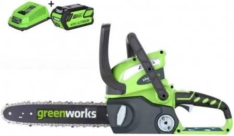 G40CS30K4 Draadloze kettingzaag met 4Ah accu en lader | G-max 40 Volt | 30cm von Greenworks – Produktbild