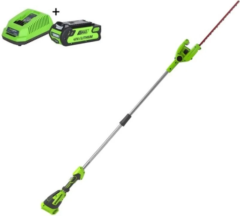 G40PHAK2, 40 Volt accu heggenschaar langbereik , incl. 2-AH Accu & Lader van Greenworks – productafbeelding