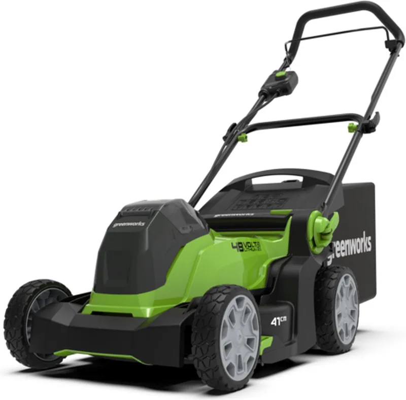 G48LM41K2X grasmaaier met 2 48/24V accu's von Greenworks – Produktbild