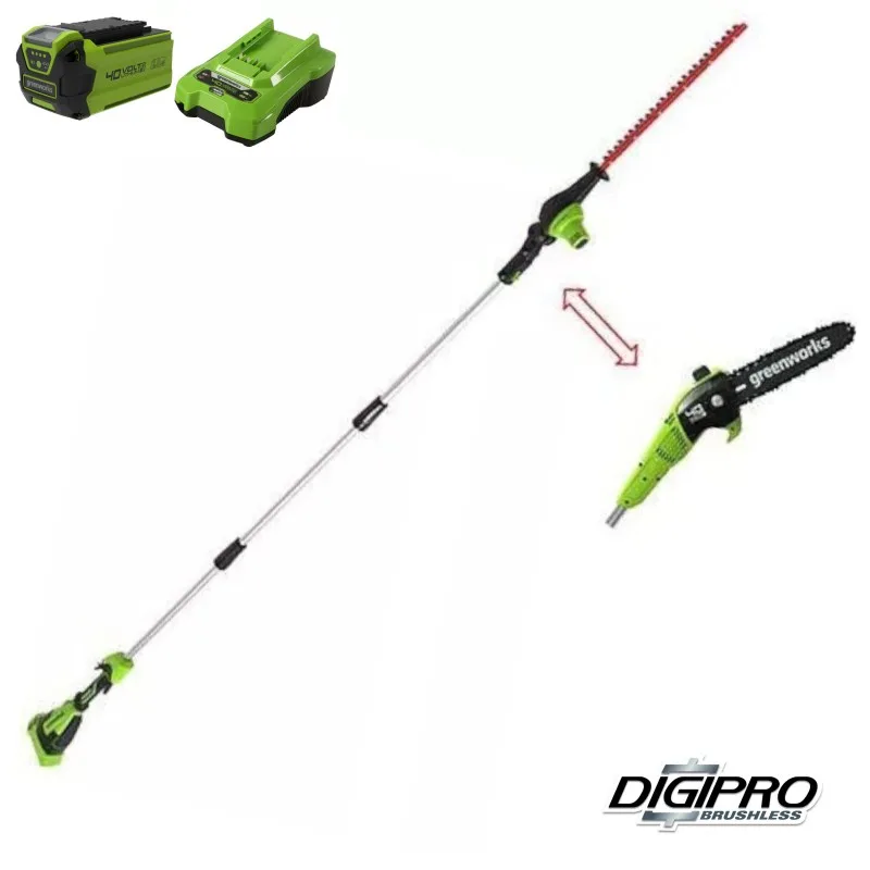GREENWORKS 40V 2Ah takkenzaag - heggenschaar by Greenworks – product image