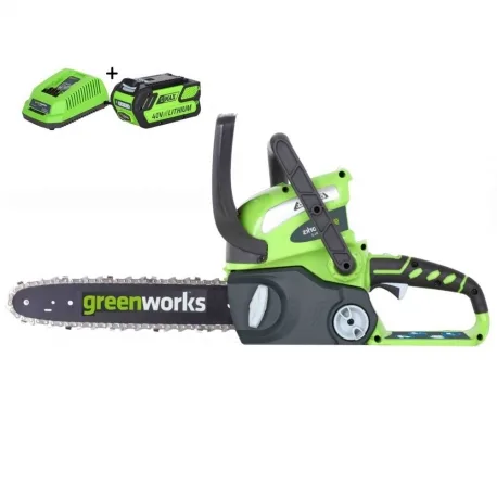 GREENWORKS 40V kettingzaag + 2Ah accu van Greenworks – productafbeelding