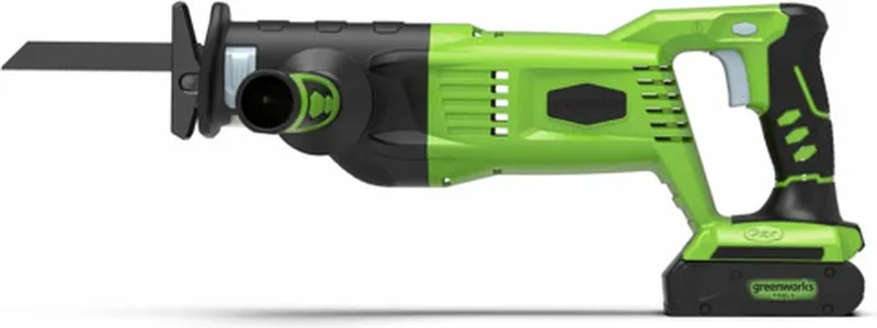 Reciprozaag borstelloos 24 V van Greenworks – productafbeelding