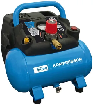 190/08/6 Compressor van Güde, Blauw – productafbeelding 3 van 5