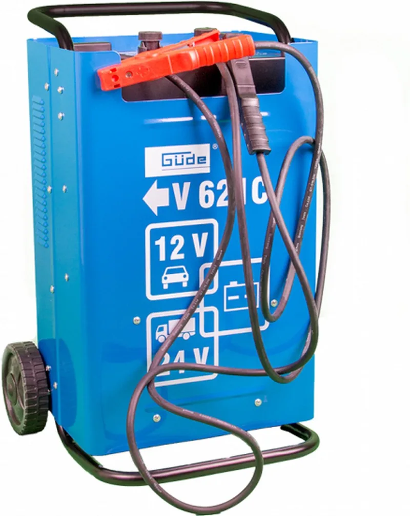 Ac Acculader/Jumpstart V621C von Güde, Blau – Produktbild