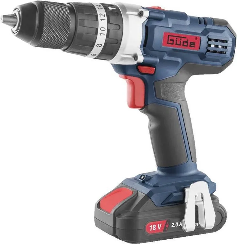Accu klopboormachine BSB 18-201-30K van Güde – productafbeelding