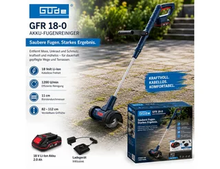 Akku-Fugenbürste Güde Akku-Fugenreiniger GFR 18-0, mit Akku / Ladegerät von Güde – Produktbild 2 von 5