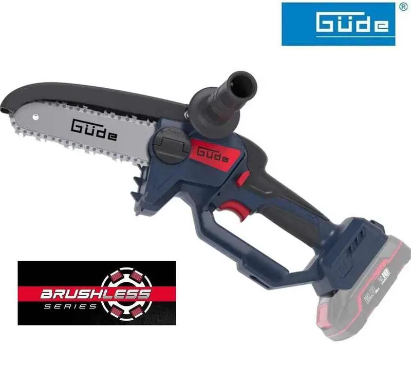 Akku-Kettensäge Güde Akku Astsäge GAK 18.1 Mini Kettensäge 18V Sologerät de Güde – image du produit 2 sur 5
