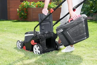 Akkurasenmäher Akku-Rasenmäher 3.22 Li Easy, 36V 32 cm, (2 x 18V Bosch Home + Garden) de Güde – image du produit 5 sur 5