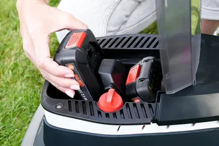 Akkurasenmäher Akku-Rasenmäher 3.22 Li Easy, 36V 32 cm, (2 x 18V Bosch Home + Garden) de Güde – image du produit 4 sur 5