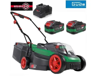 Akkurasenmäher City Akku Rasenmäher 320/20-4 + 2 x Akku 4.0 Ah / Ladegerät, 20V 32cm von Güde – Produktbild 2 von 4
