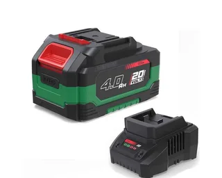 Akkurasenmäher Ladegerät LG 20-15.2 + Akkupack AP 20-40.2 für Rasenmäher 320/20-4 von Güde – Produktbild 1 von 4