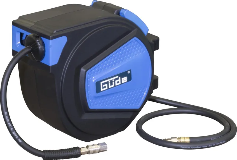 Automatische slanghaspel 15 m van Güde, Blauw – productafbeelding 1 van 5
