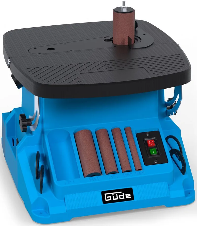 Bandschleifer Spindel-Bandschleifmaschine GSBSM 500, max. 2000 U/min, 480 m/min de Güde, Bleu – image du produit 5 sur 5