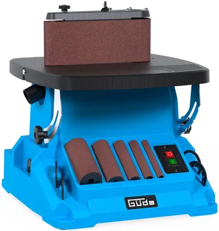 Bandschleifer Spindel-Bandschleifmaschine GSBSM 500, max. 2000 U/min, 480 m/min de Güde, Bleu – image du produit 1 sur 5