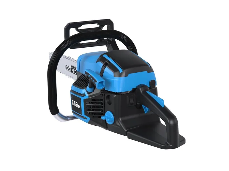 Benzin-Kettensäge KS 500-62, 56 cm Schwertlänge, Set, 3,9 PS, 62 cm³, Schnittlänge 48 cm, Schwertlänge 56 cm de Güde, Bleu, Noir – image du produit 4 sur 5