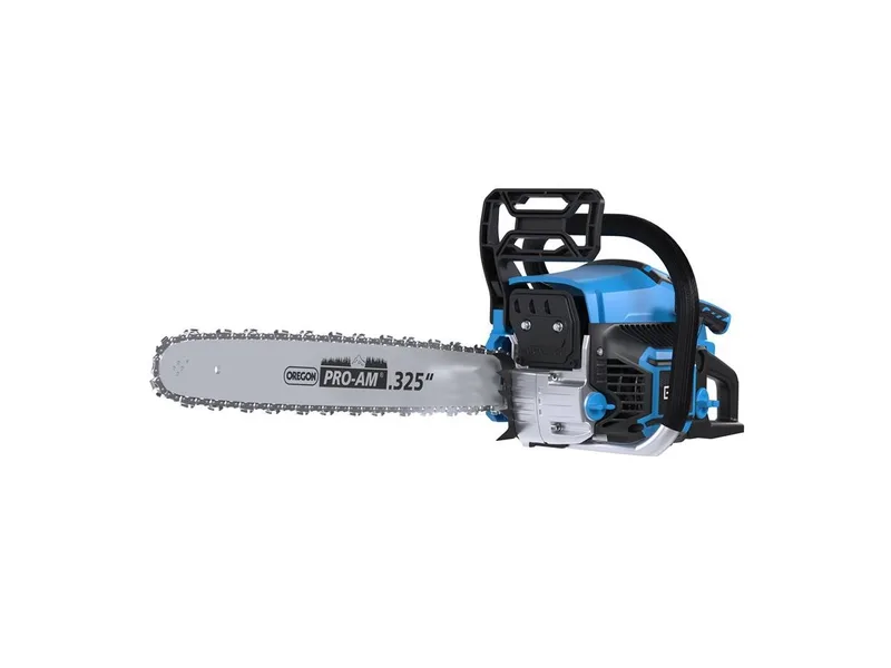 Benzin-Kettensäge KS 500-62, 56 cm Schwertlänge, Set, 3,9 PS, 62 cm³, Schnittlänge 48 cm, Schwertlänge 56 cm de Güde, Bleu, Noir – image du produit 1 sur 5