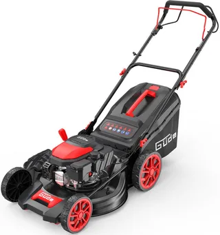 Benzinrasenmäher »Big Wheeler 514.9 R«, 51 cm Schnittbreite, für Rasenflächen bis 1800m² von Güde, Rot, Schwarz – Produktbild 4 von 5