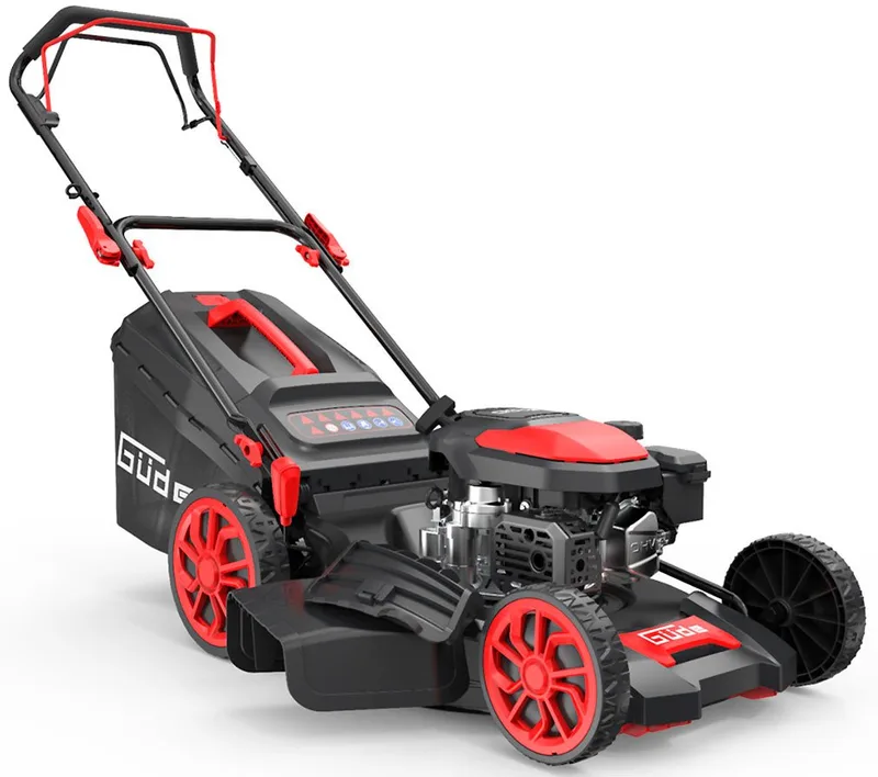 Benzinrasenmäher »Big Wheeler 514.9 R«, 51 cm Schnittbreite, für Rasenflächen bis 1800m² von Güde, Rot, Schwarz – Produktbild 1 von 5