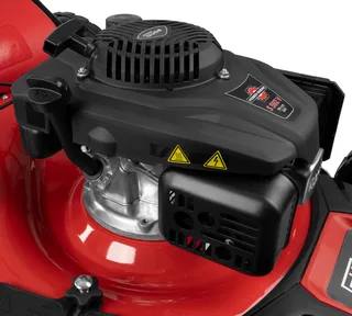 Benzinrasenmäher BIG WHEELER 554.3 R, 55 cm Schnittbreite, 3 Funktionen: Mähen, Sammeln und Mulchen de Güde, Rouge – image du produit 3 sur 5