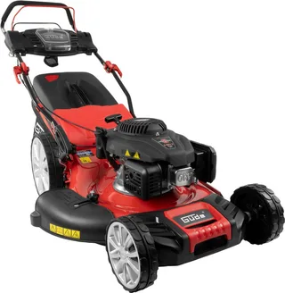Benzinrasenmäher BIG WHEELER 554.3 R, 55 cm Schnittbreite, 3 Funktionen: Mähen, Sammeln und Mulchen de Güde, Rouge – image du produit 2 sur 5