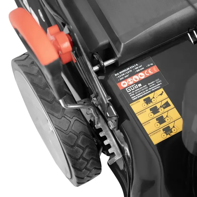 BIG WHEELER 514.3 R LI-ES - Benzine Grasmaaier met Elektrische Start fra Güde – produktbillede 7 af 8