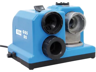 Bohrerschärfgerät GBS 80, 80 W Motorleistung, Bohrer Ø 3 mm - 13 mm de Güde, Bleu, Noir – image du produit 1 sur 5