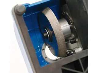 Bohrerschärfgerät GBS 80, 80 W Motorleistung, Bohrer Ø 3 mm - 13 mm de Güde, Bleu, Noir – image du produit 2 sur 5