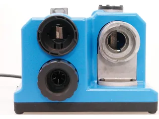 Bohrerschärfgerät GBS 80, 80 W Motorleistung, Bohrer Ø 3 mm - 13 mm de Güde, Bleu, Noir – image du produit 3 sur 5