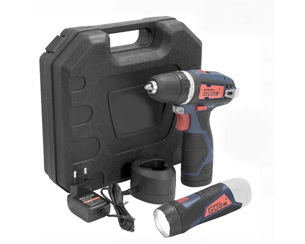 Bohrschrauber 12V Akku Bohrschrauber BS 12-131-04K Koffer Akku Ladegerät LED Lampe von Güde – Produktbild