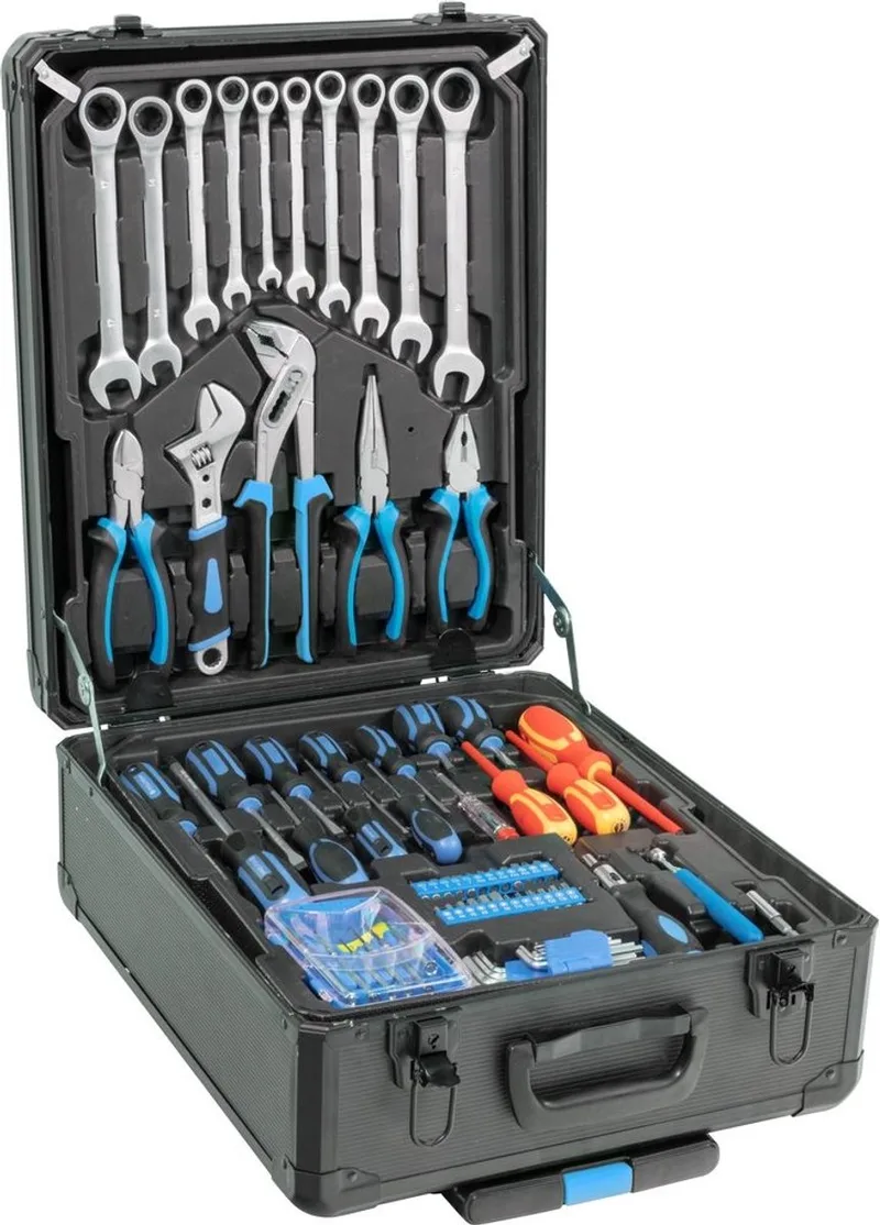 Complete Gereedschapskoffer - 500 Delig van Güde, Blauw – productafbeelding
