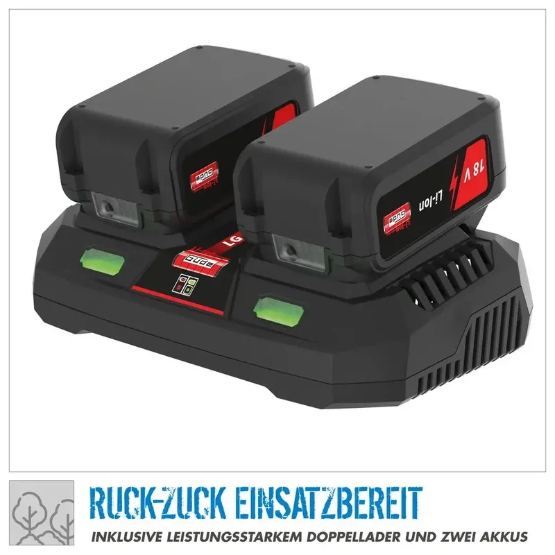 FS 36-402-30 Accu Bosmaaier - 18V E³ Inclusief (2x)Accu & lader by Güde – product image 4 of 8
