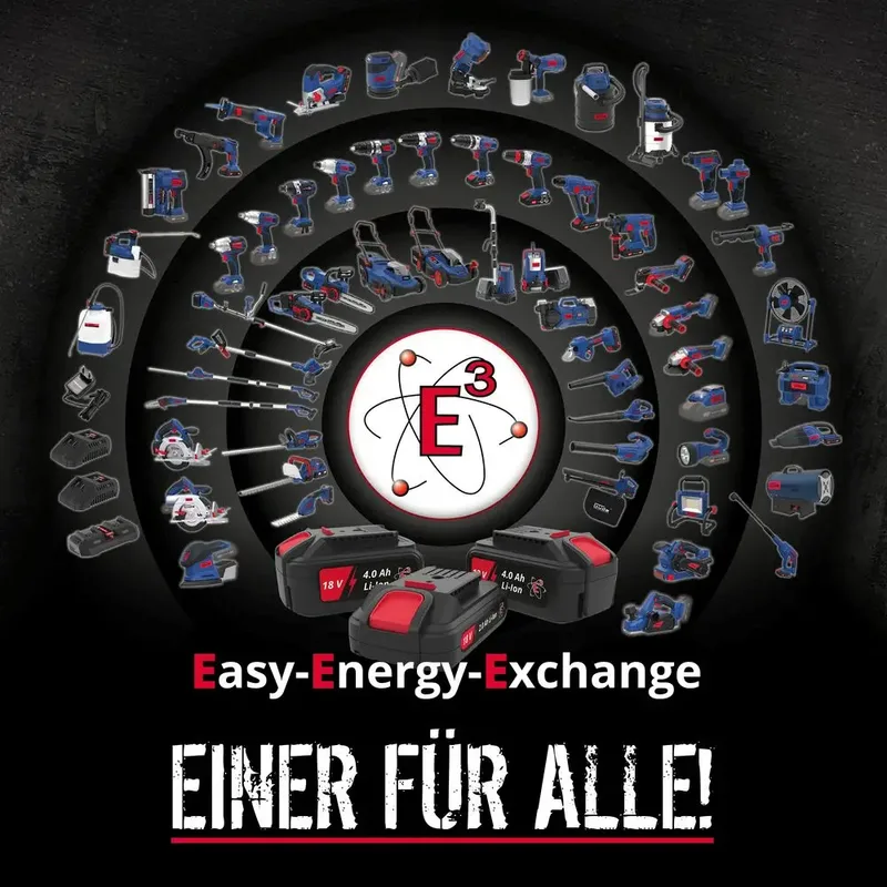 FS 36-402-30 Accu Bosmaaier - 18V E³ Inclusief (2x)Accu & lader by Güde – product image 2 of 8