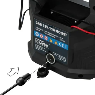 GAB 12V Acculader 2-400 Ah + Boost – Inverter – 6-Staps – Druppelladen by Güde – product image 3 of 6