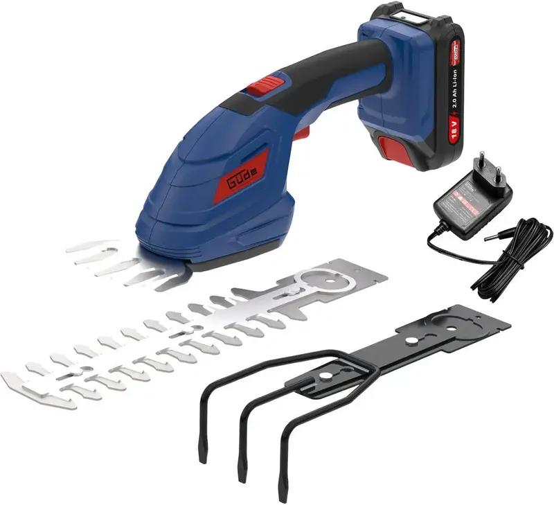 GPS 18-201-05 Accu Gras/Buxusschaar Set by Güde – product image 1 of 7