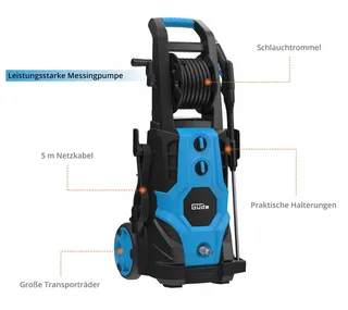 Hogedrukreiniger GHD 3200-225 - 225BAR fra Güde – produktbillede 7 af 7