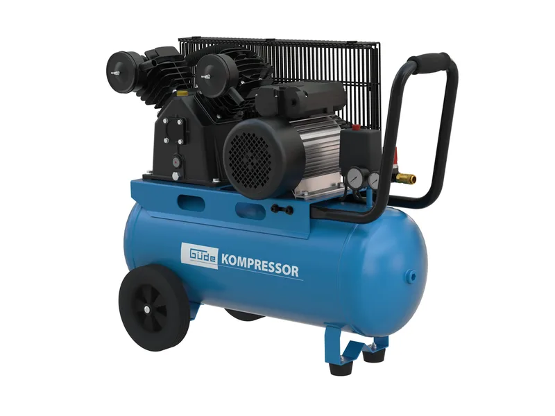 Kompressor »415/10/50«, 2-Zylinder-V-Aggregat van Güde – productafbeelding