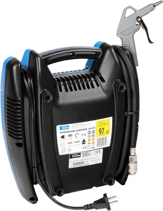 Kompressor Airpower 180/08, 1100 W, max. 8 bar, 6-tlg., leichter & handlicher Kompressor inkl. umfangreichem Zubehörpaket de Güde – image du produit 3 sur 5
