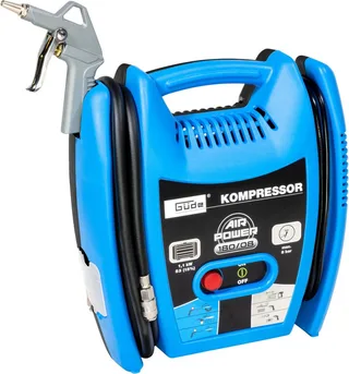 Kompressor Airpower 180/08, 1100 W, max. 8 bar, 6-tlg., leichter & handlicher Kompressor inkl. umfangreichem Zubehörpaket de Güde – image du produit 1 sur 5