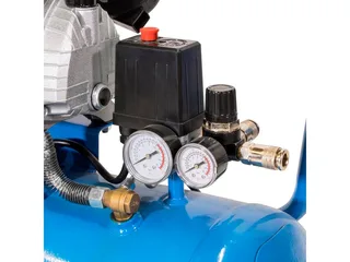 Kompressor Set 405/10/50 15 TLG, 2200 W, max. 10 bar, 50 l, Set, 2,2 kW, 10 bar max. Betriebsdruck, 50 l Kesselinhalt, Druckminderer de Güde – image du produit 4 sur 5