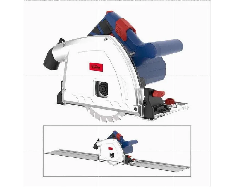 Tauchsäge Tauchkreissäge 1400W Handkreissäge Kreissäge inkl Führungschienen de Güde – image du produit 4 sur 5