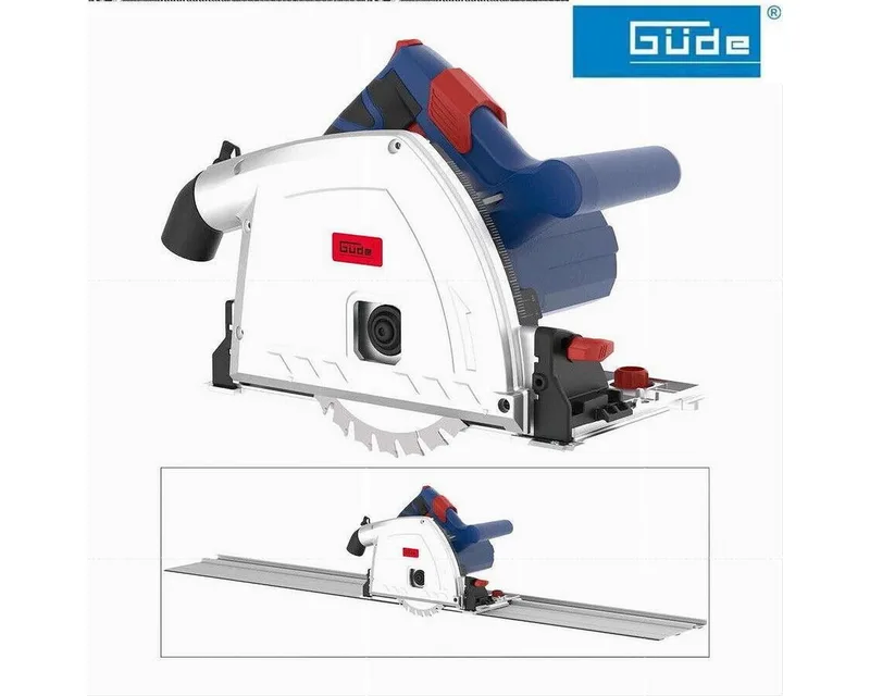 Tauchsäge Tauchkreissäge 1400W Handkreissäge Kreissäge inkl Führungschienen de Güde – image du produit 5 sur 5