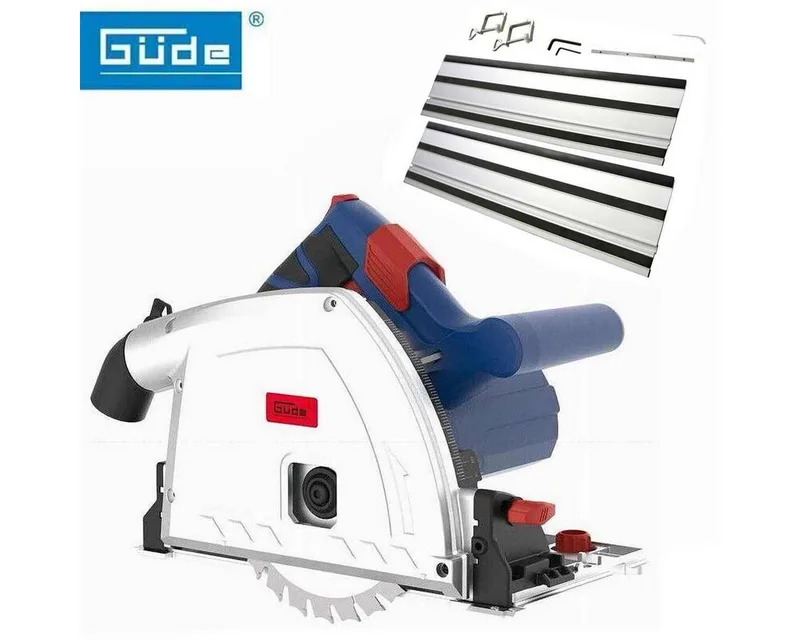 Tauchsäge Tauchkreissäge 1400W Handkreissäge Kreissäge inkl Führungschienen de Güde – image du produit 3 sur 5
