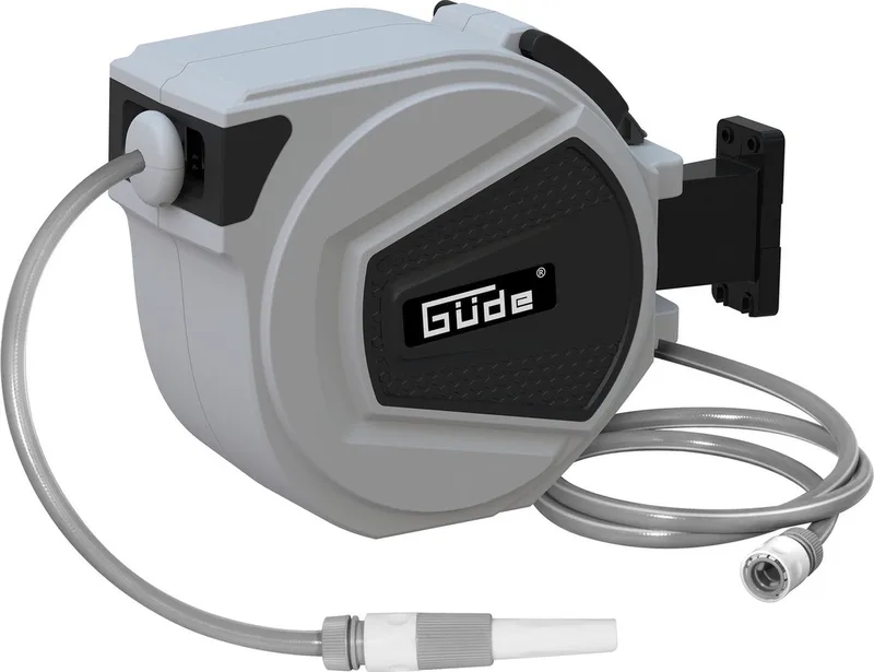 wandslangenbox 20m - rolt automatisch op - Ø 1/2 - Inclusief snelkoppeling en sproeier de Güde – image du produit