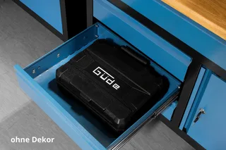 Werkbank GW 2/2, Höhe/Länge: 84x120 cm de Güde, Bleu, Noir – image du produit 3 sur 5